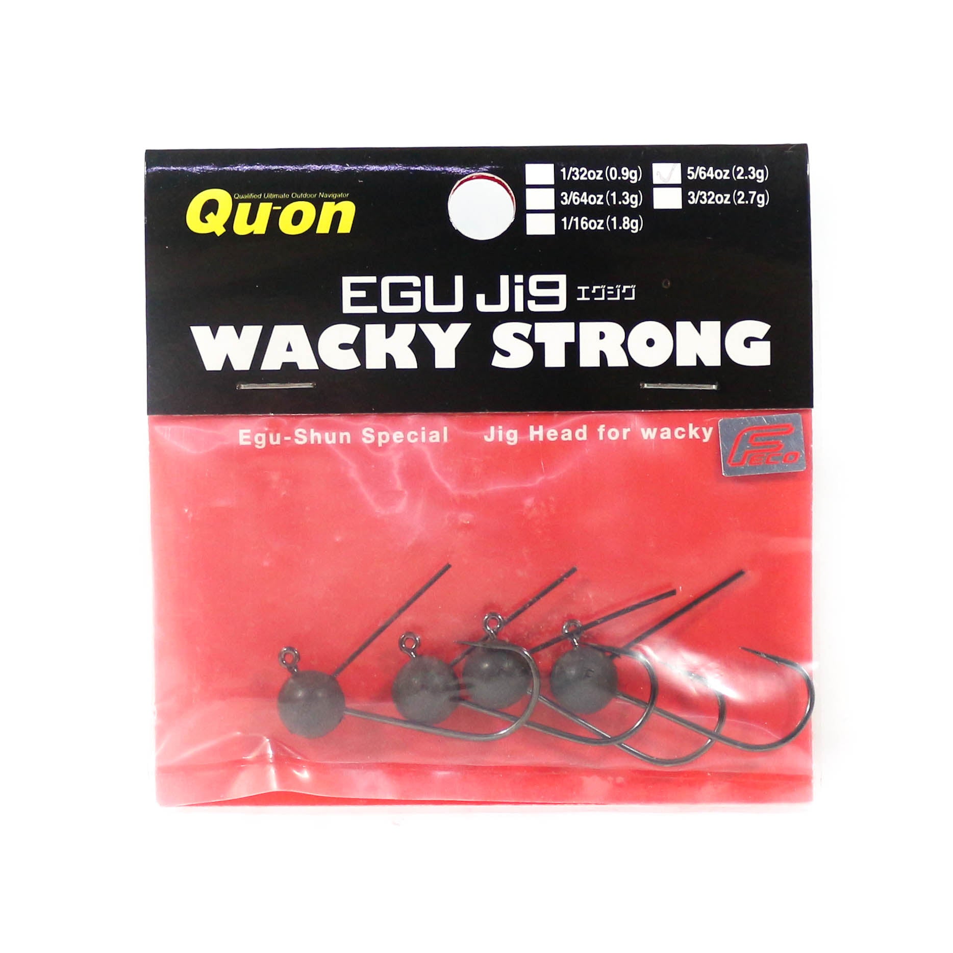 Jackson Jig Head Egu Jig Wacky Strong 5/Pack Size 4 , 5/64 oz (8315)