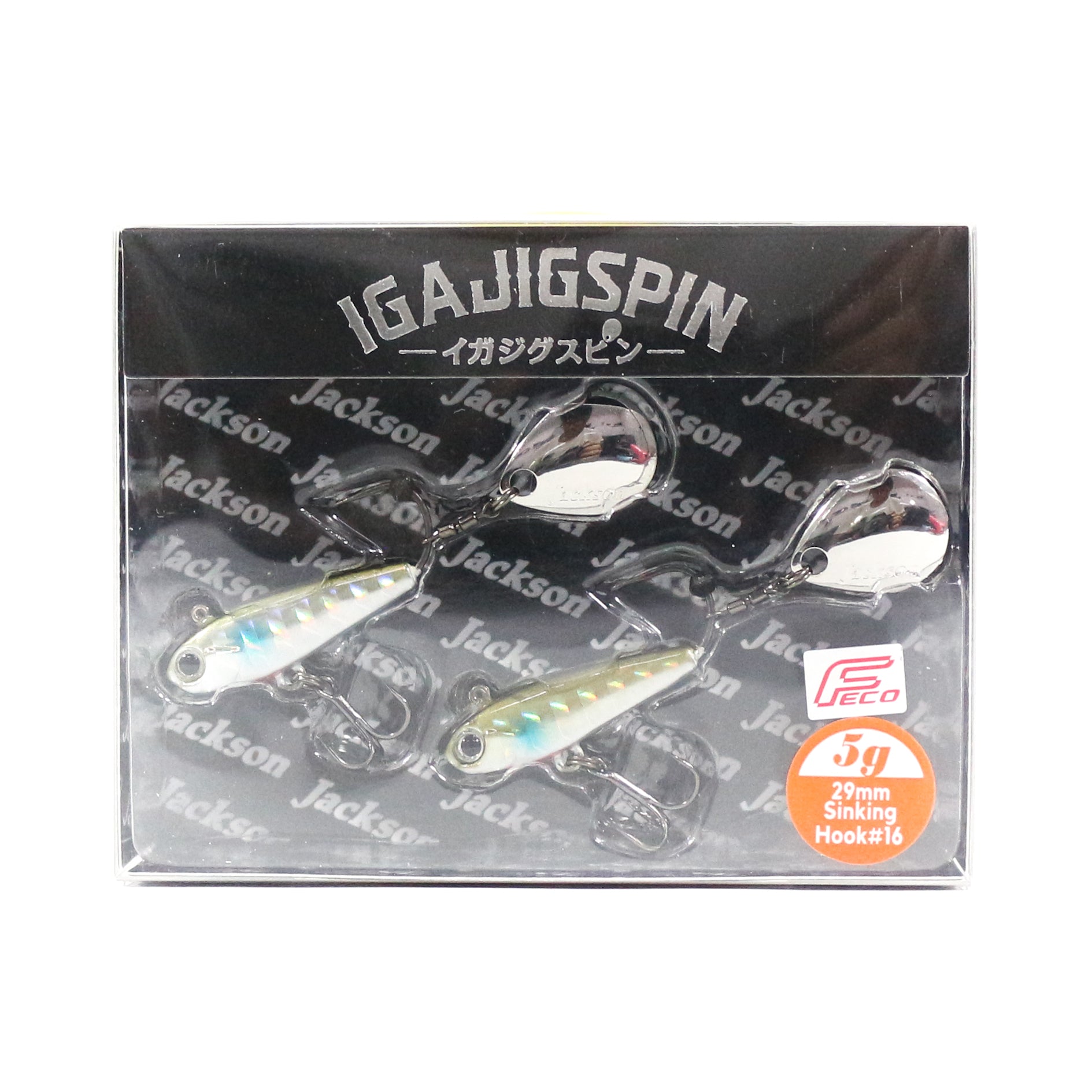 Jackson Iga Jig Spin grams 29mm Sinking Lure KGL (1551)