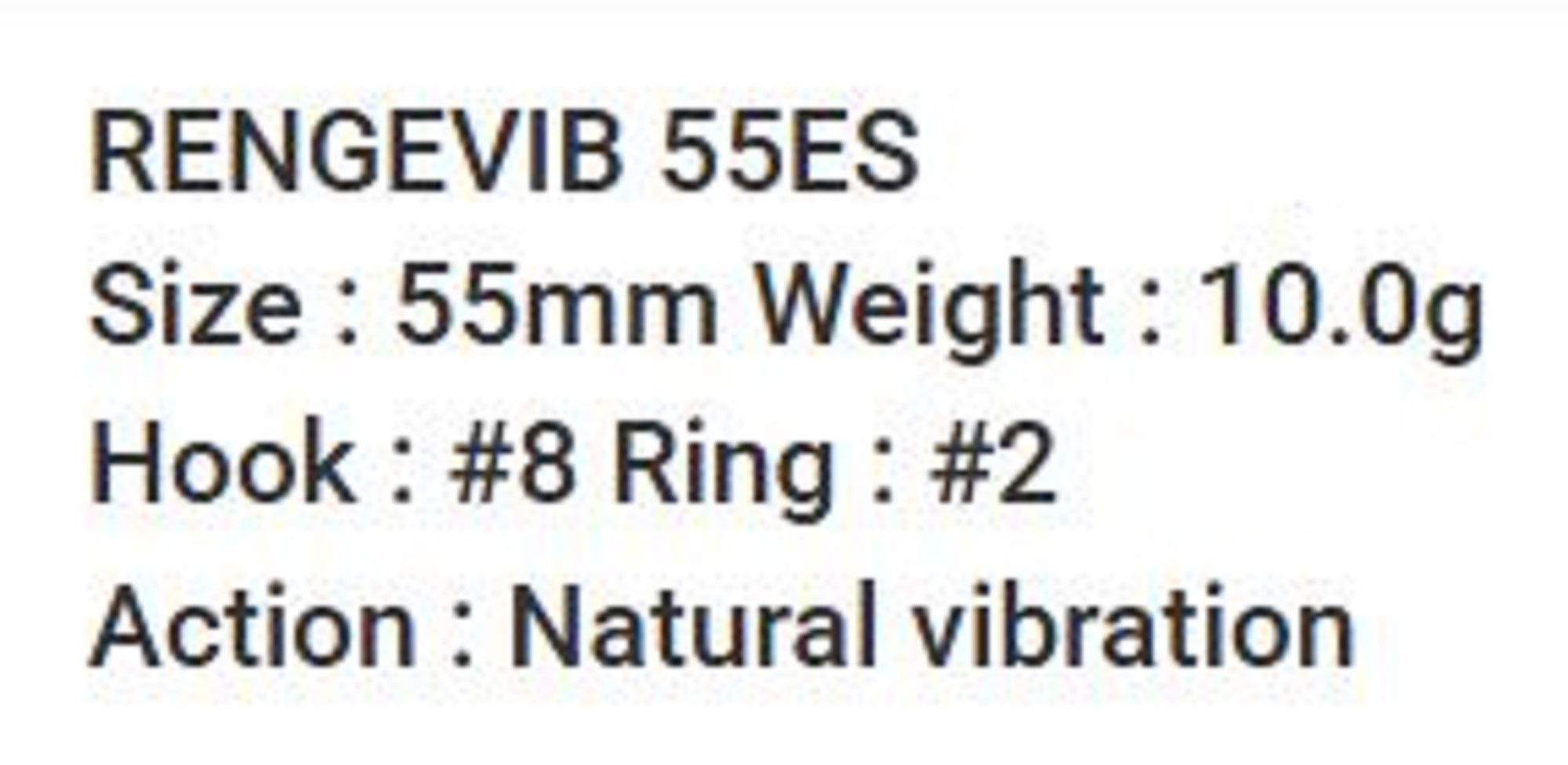 Bassday Range Vibe 55 ES Extra Sinking Vibration Lure CH-391 (4527)