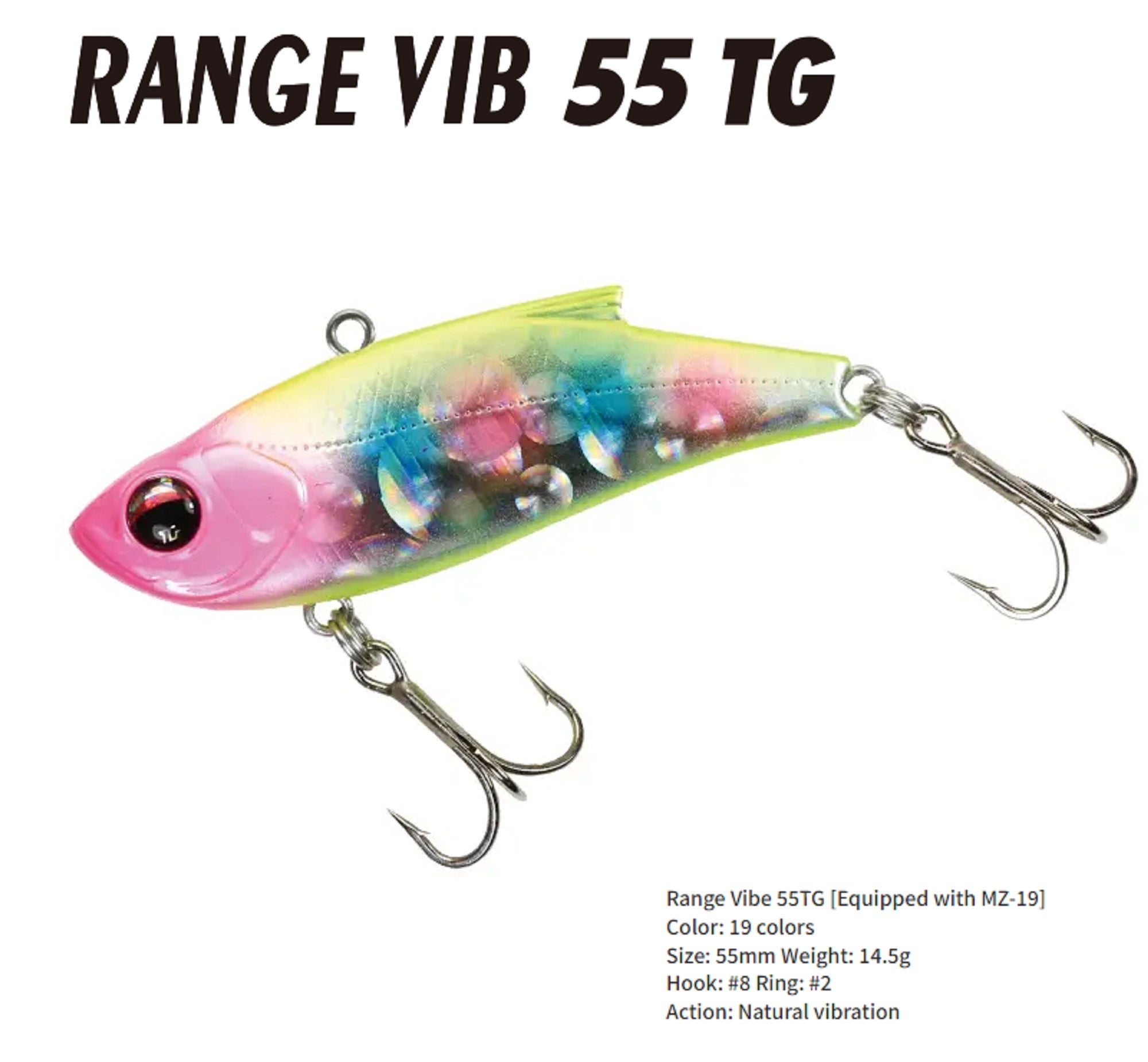 Bassday Range Vibe 55 TG Extra Sinking Vibration Lure M-184 (2110)