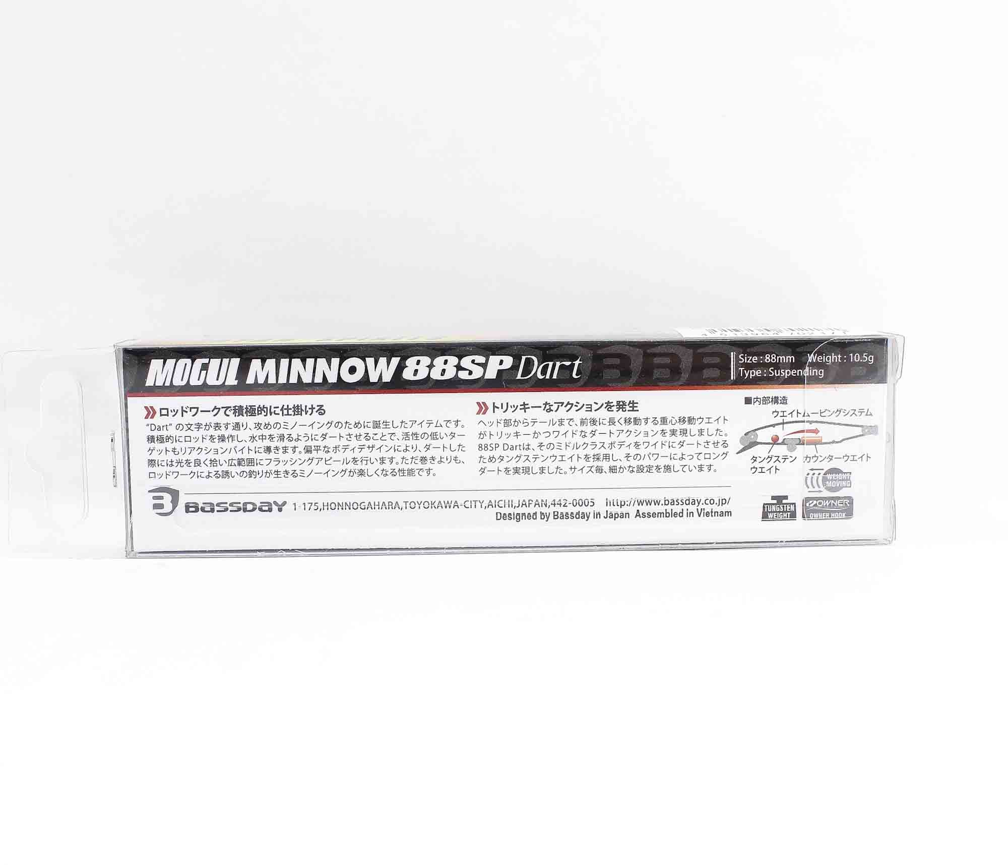 Bassday Mogul Minnow 88SP Dart Suspend Lure 10.5 grams P-32 (2027)