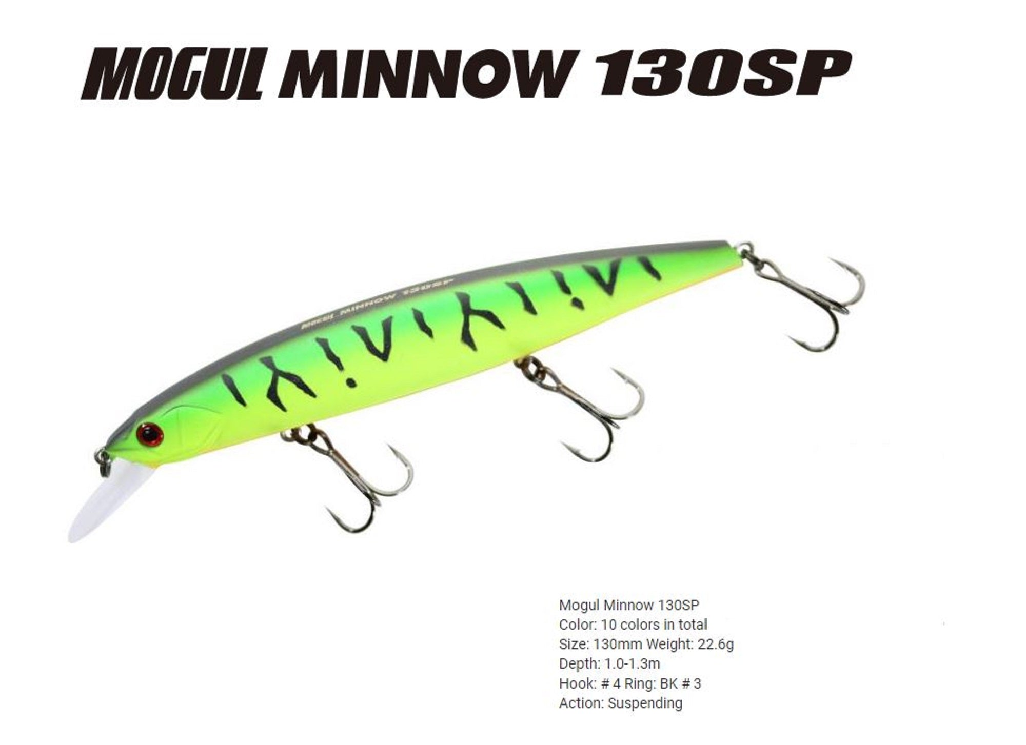 Appât suspendu Bassday Mogul Minnow 130SP 22,6 grammes SB-254 (8098 Appât suspendu Bassday Mogul Minnow 130SP 22,6 grammes SB-254 (8098