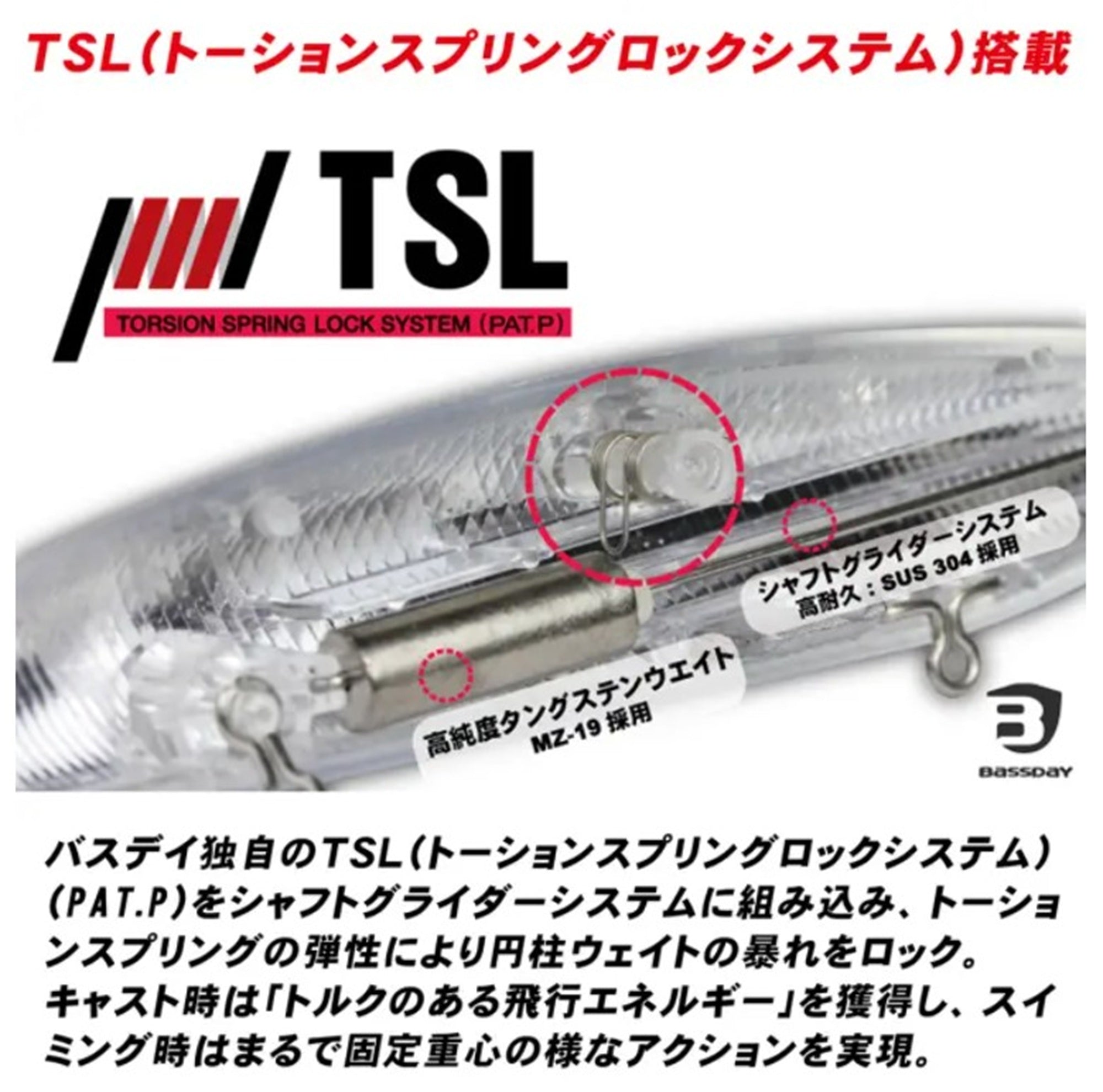 Bassday LOGS 124F Floating Lure FL-448 (2160)