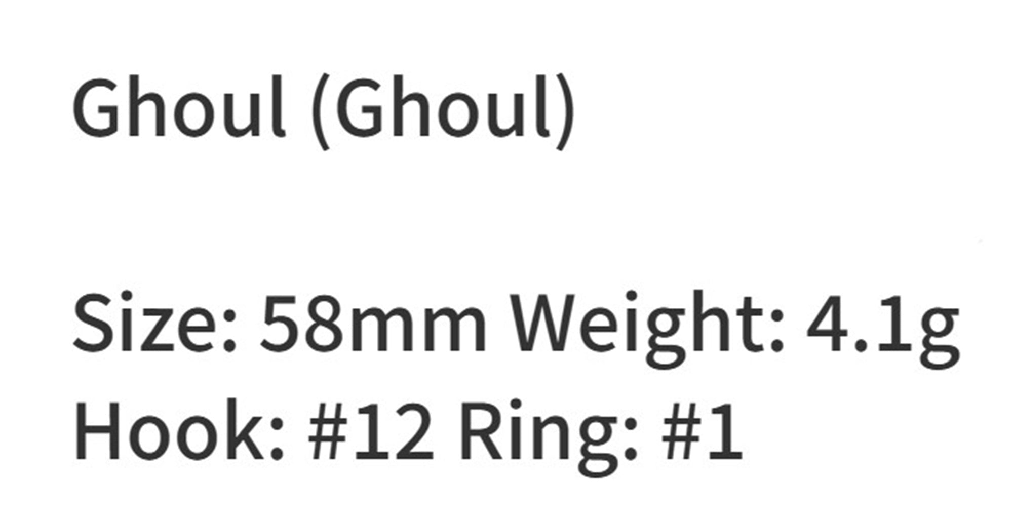 Bassday Ghoul 58mm Floating Lure 4.1 grams C-331 (1062)