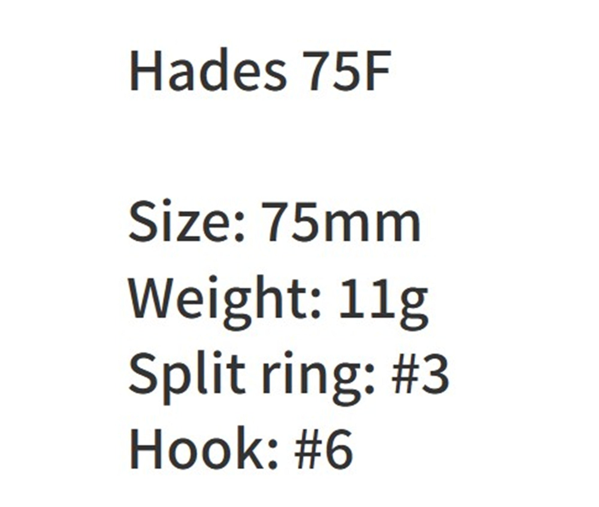 Bassday Hades 75F 11 grams Minnow Floating Lure P-342 (3080)