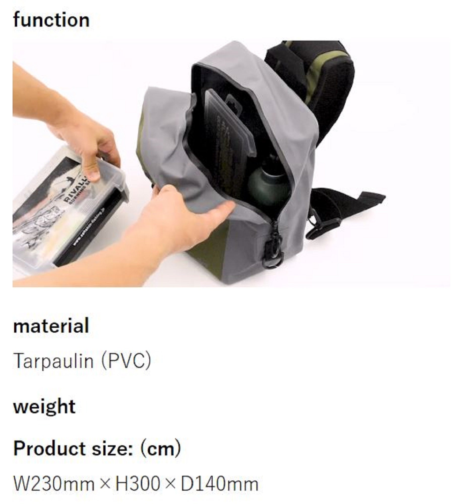 RBB Rivally 5406 Waterproof One Shoulder Bag 230 x 300 x 140mm (9211)