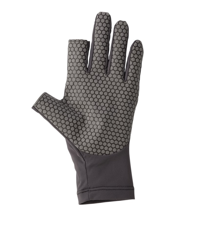 RBB Rivally 5458 Gloves UV Protection Fishing 2C Size L Gray (1320)