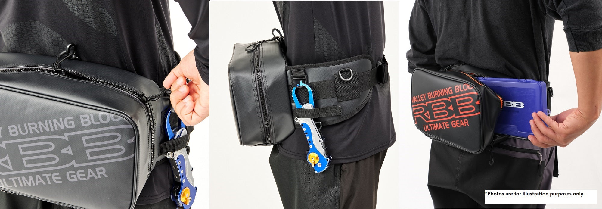 RBB Rivally 7640 Rockshore Waist Bag 290 x 170 x 120 mm Black (7469)