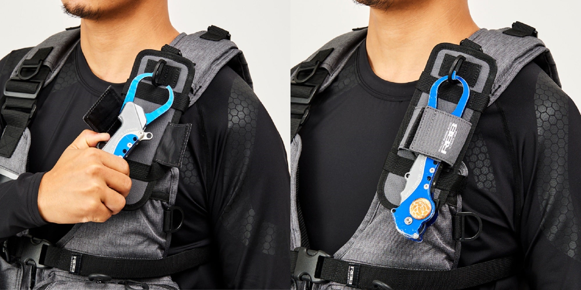 RBB 7675 Fish Grip Holder 80 x 200mm Black (8909)