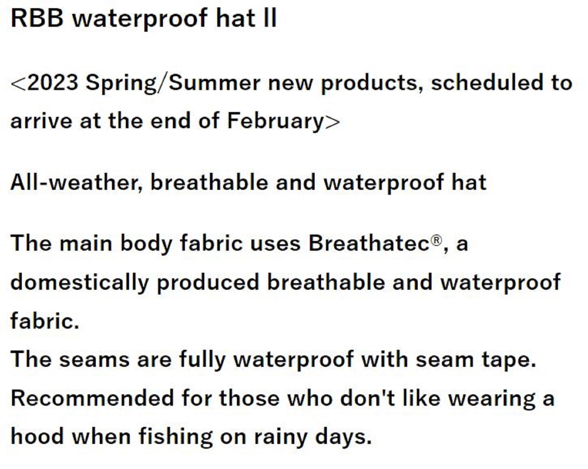 RBB Rivally 7676 Water Proof Hat II Khaki (8954)