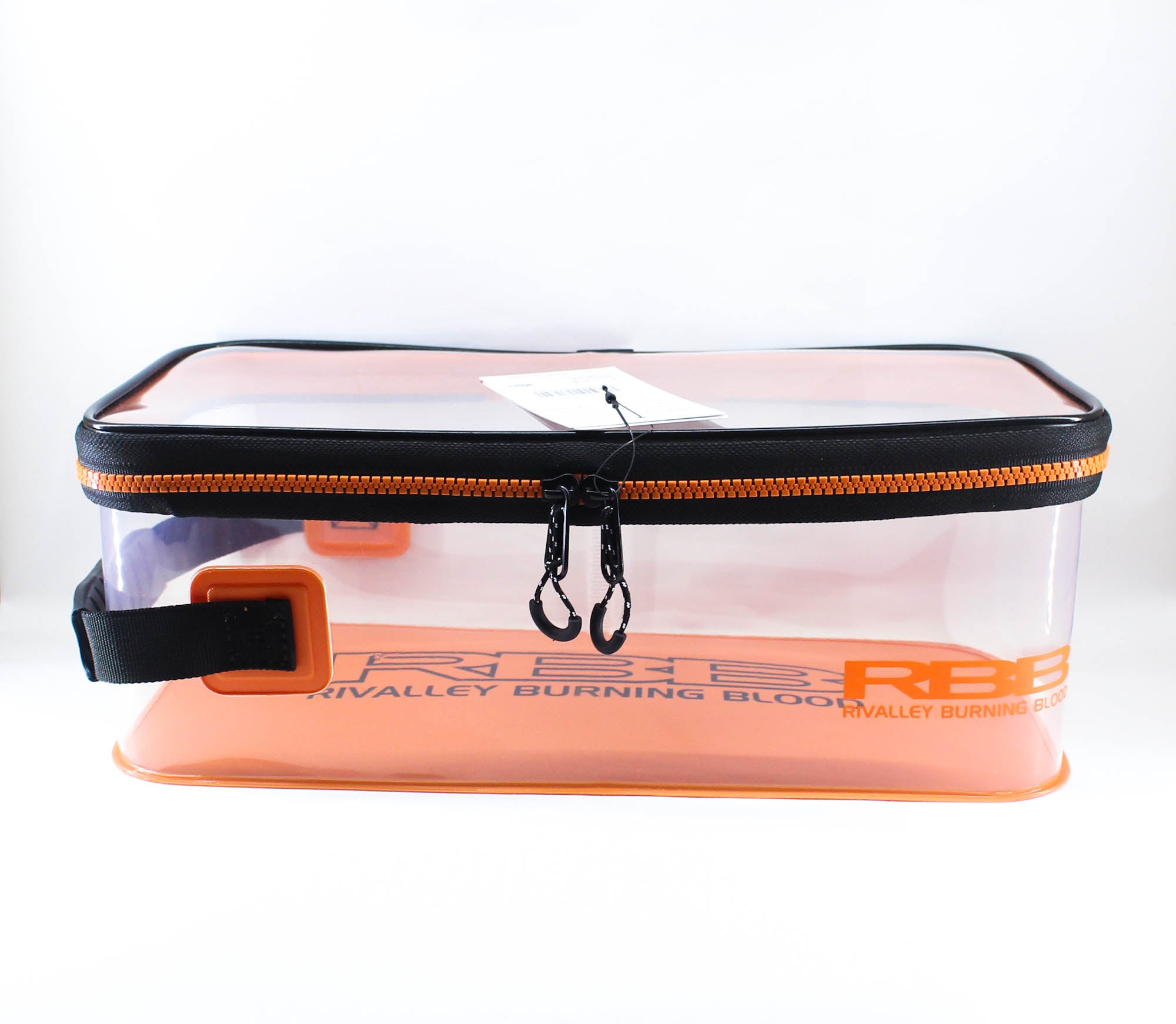 RBB Rivally RBB 772201 Case Clear Subdivision Size L 35 x 17 x 12 cm Orange (1640)