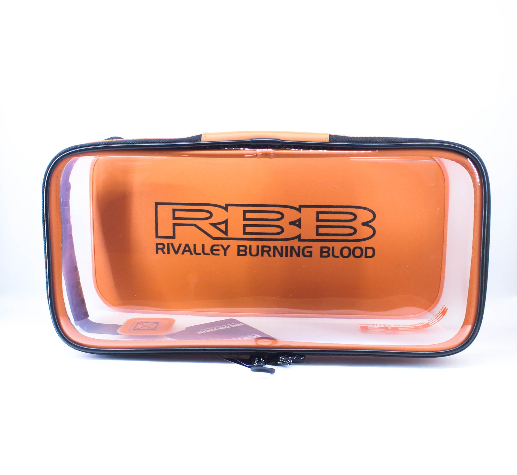 RBB 772201 Case Clear Subdivision Size L 35 x 17 x 12 cm Orange (1640)