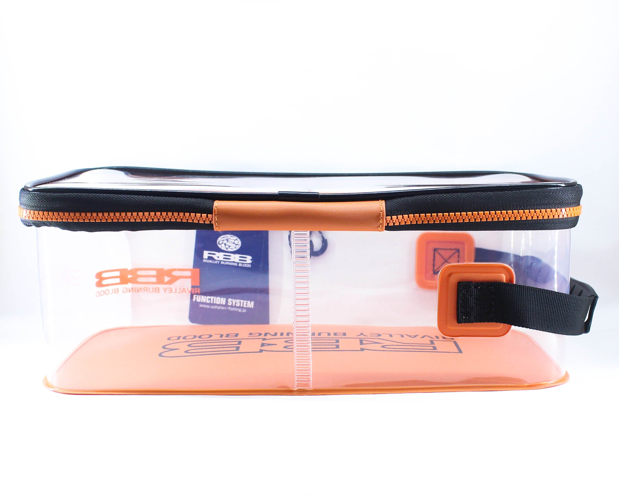 RBB 772201 Case Clear Subdivision Size L 35 x 17 x 12 cm Orange (1640)