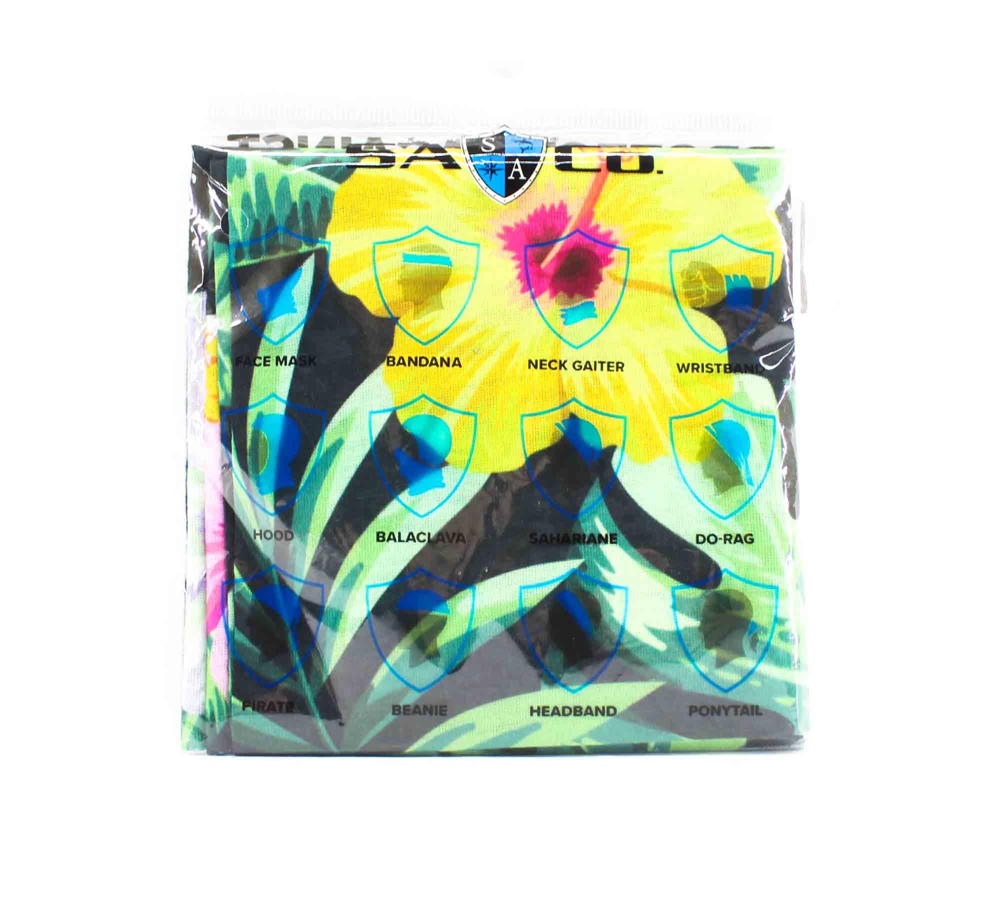 SA Company Face Shield Neck Gaiter Hawaiian Floral (3700)