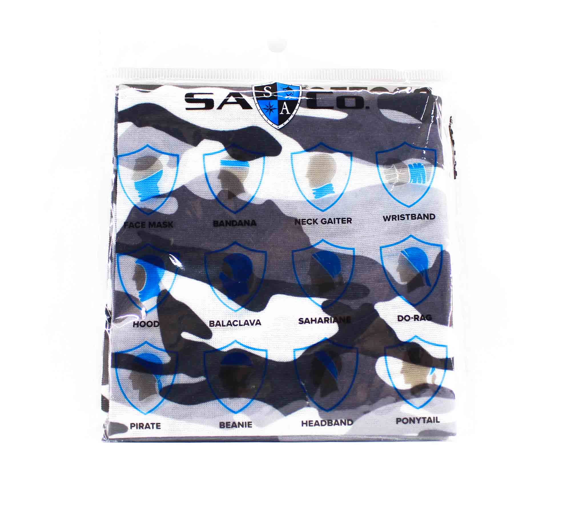 SA Company Face Shield Neck Gaiter Snow Camo (3717)