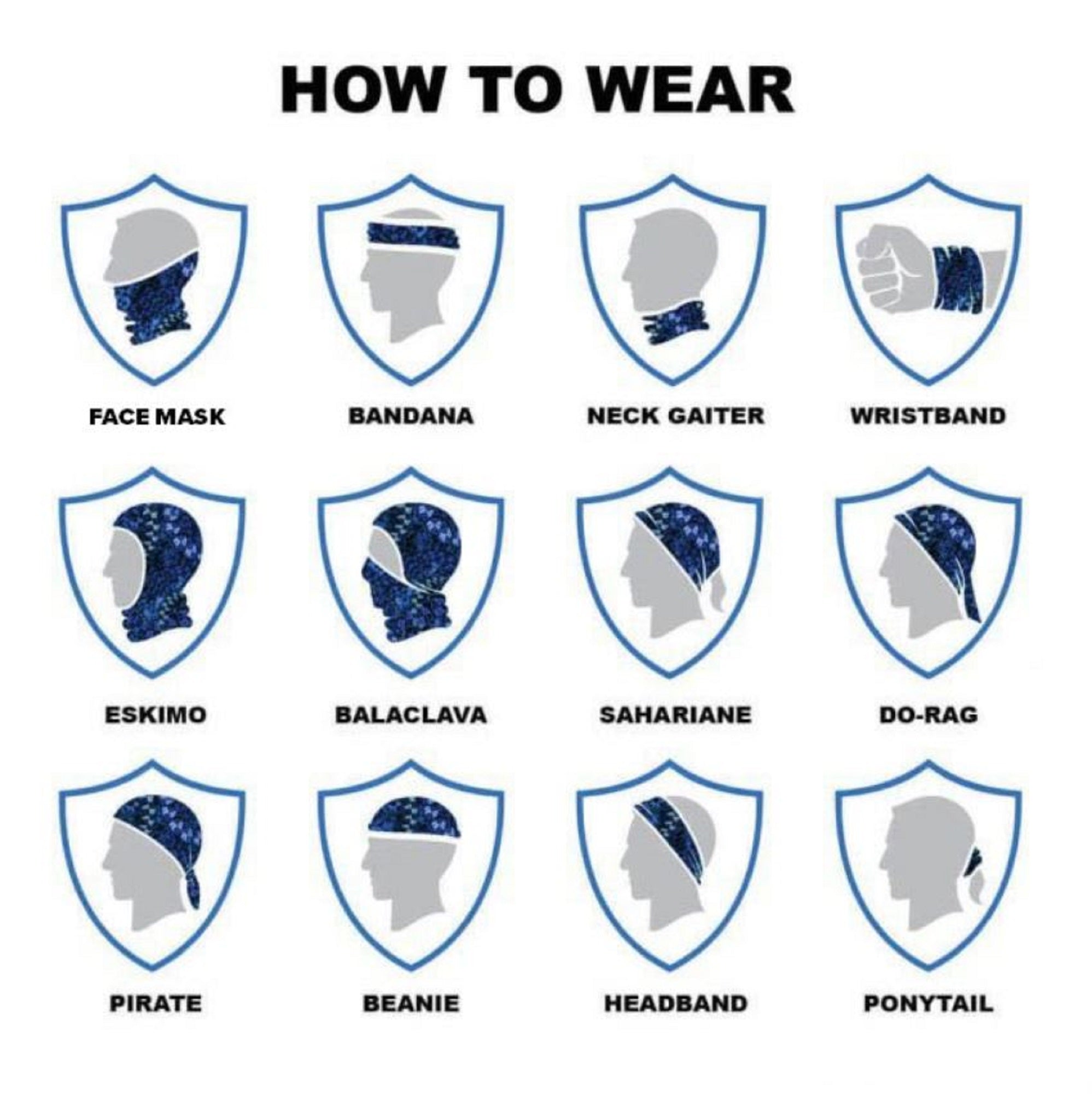 SA Company Face Shield Neck Gaiter Snow Camo (3717)