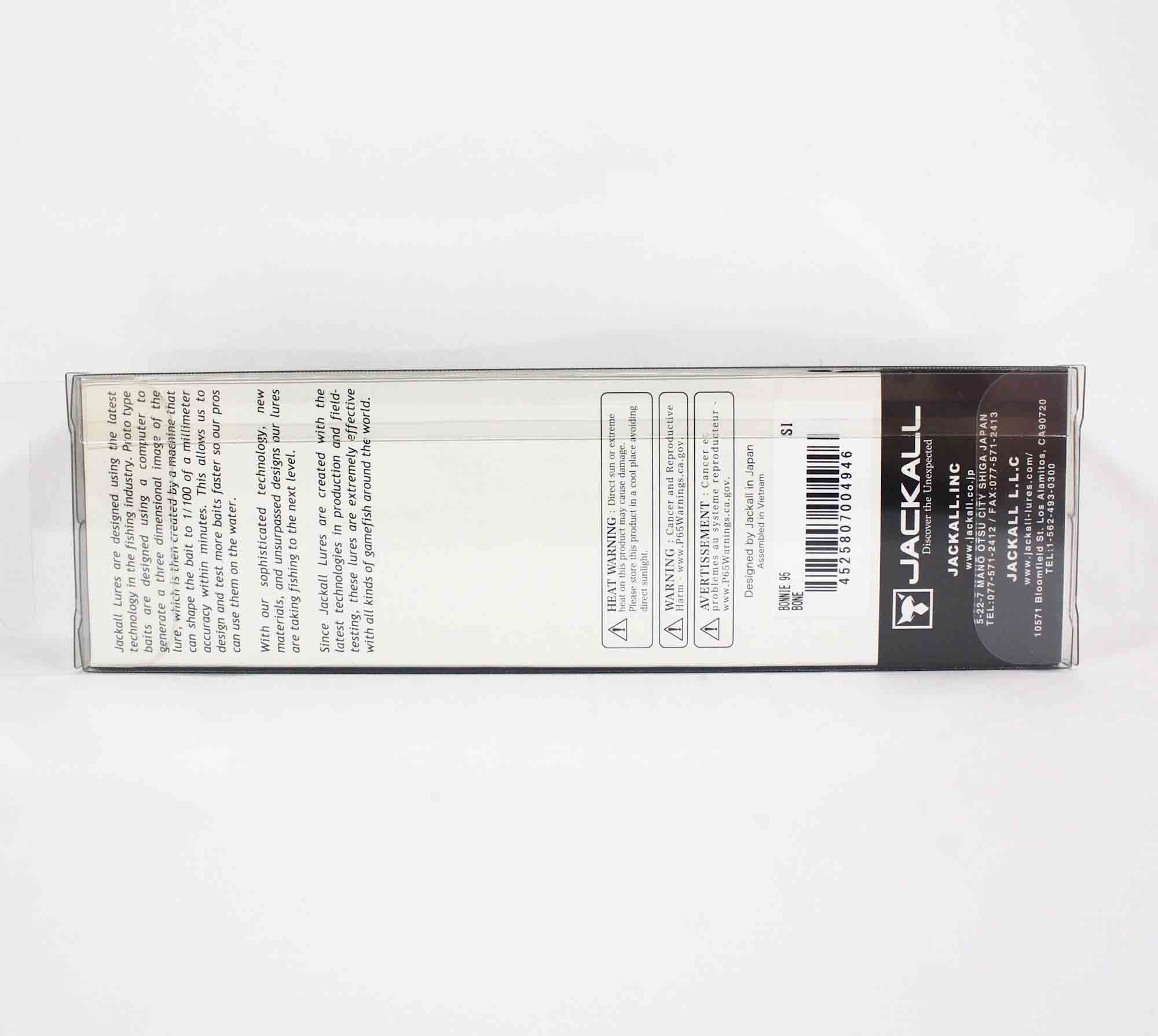 Jackall Bonnie 95 Floating Lure Bone (4946)