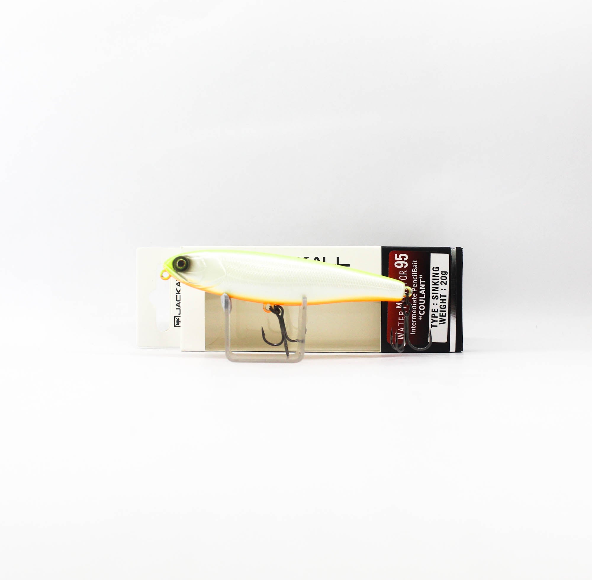 Jackall Water Monitor 95 Sinking Lure Chart Back Pearl (1127)