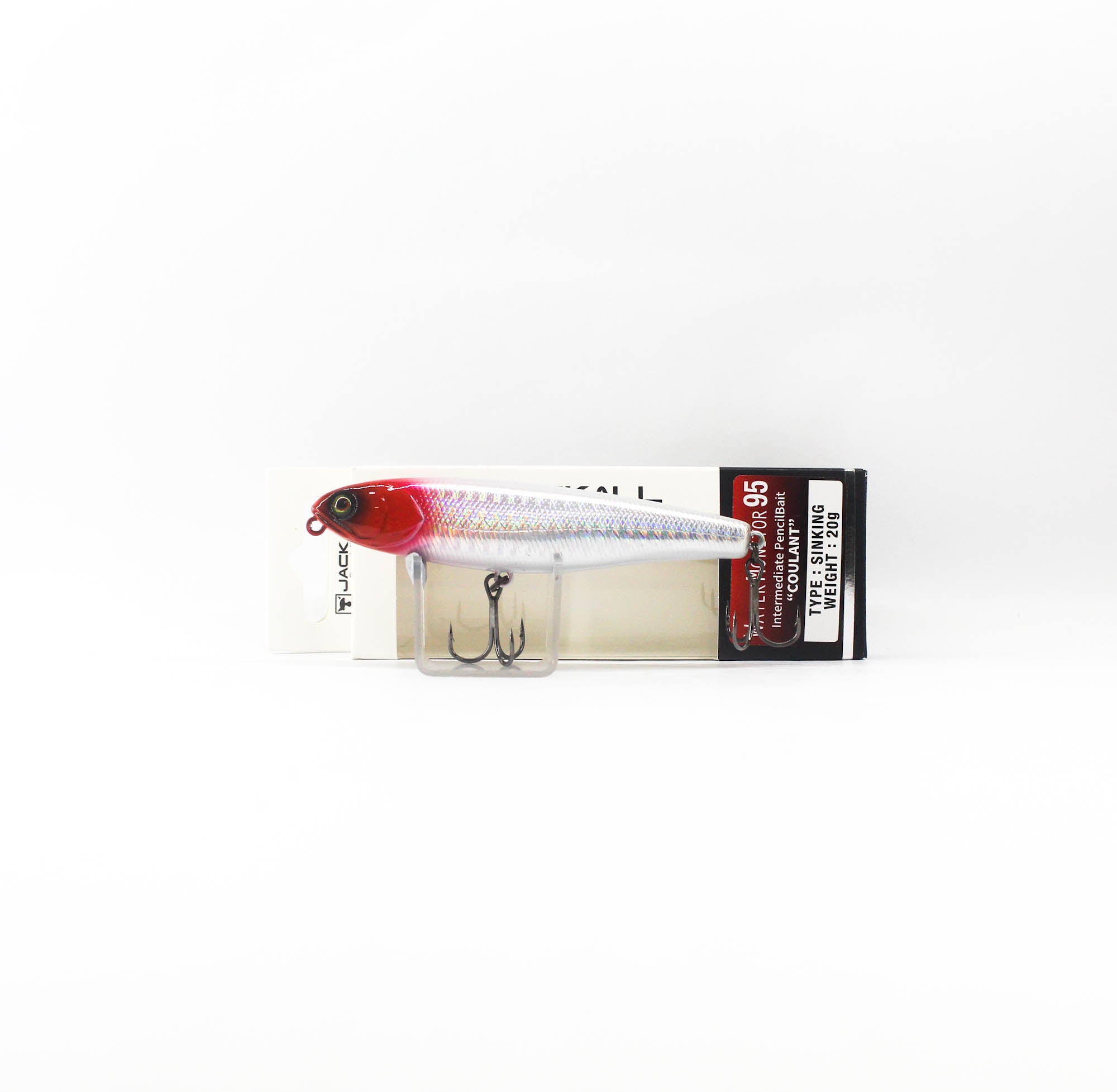 Jackall Water Monitor 95 Sinking Lure HL Red Head (1141)