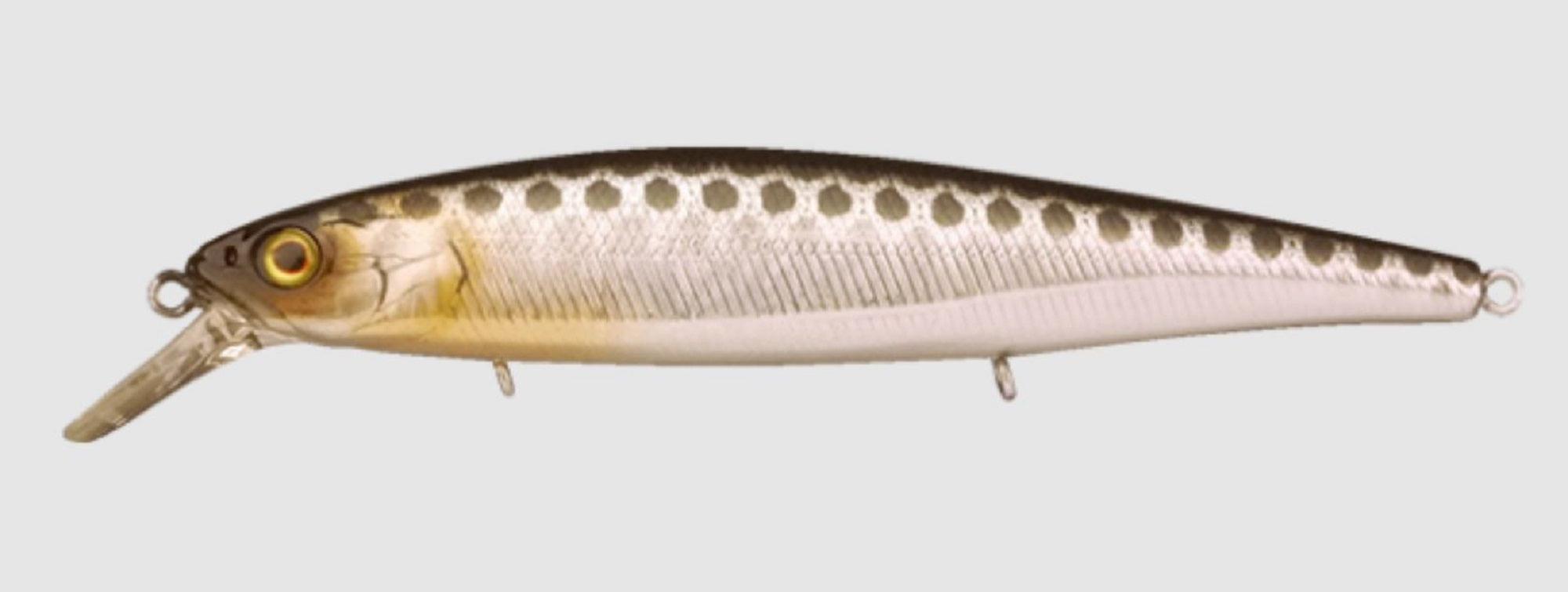 Jackall Magsquad 128SP Jerkbait Suspend Lure HL Silver & Black (4171)
