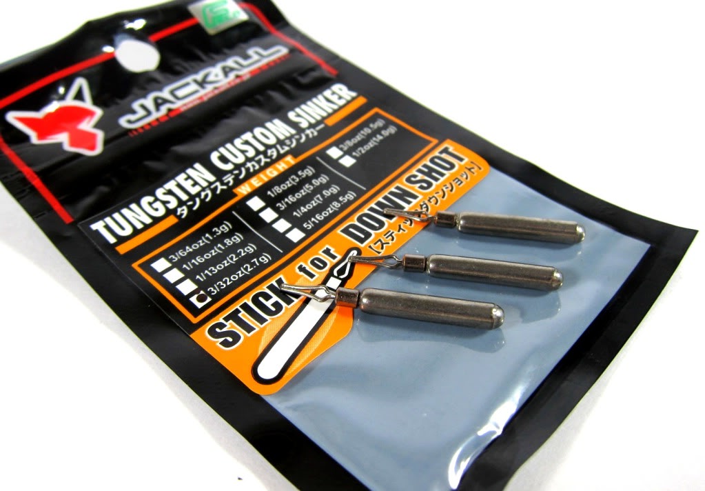 Jackall Tungsten Sinker Stick for Down Shot 2.7 grams 3/32 Oz (7217)