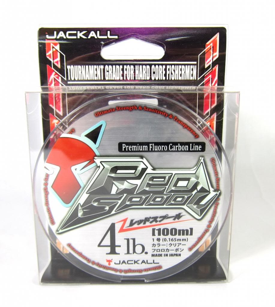 Jackall Fluorocarbon Line Red Spool Premium 8lb x 100m (2013)