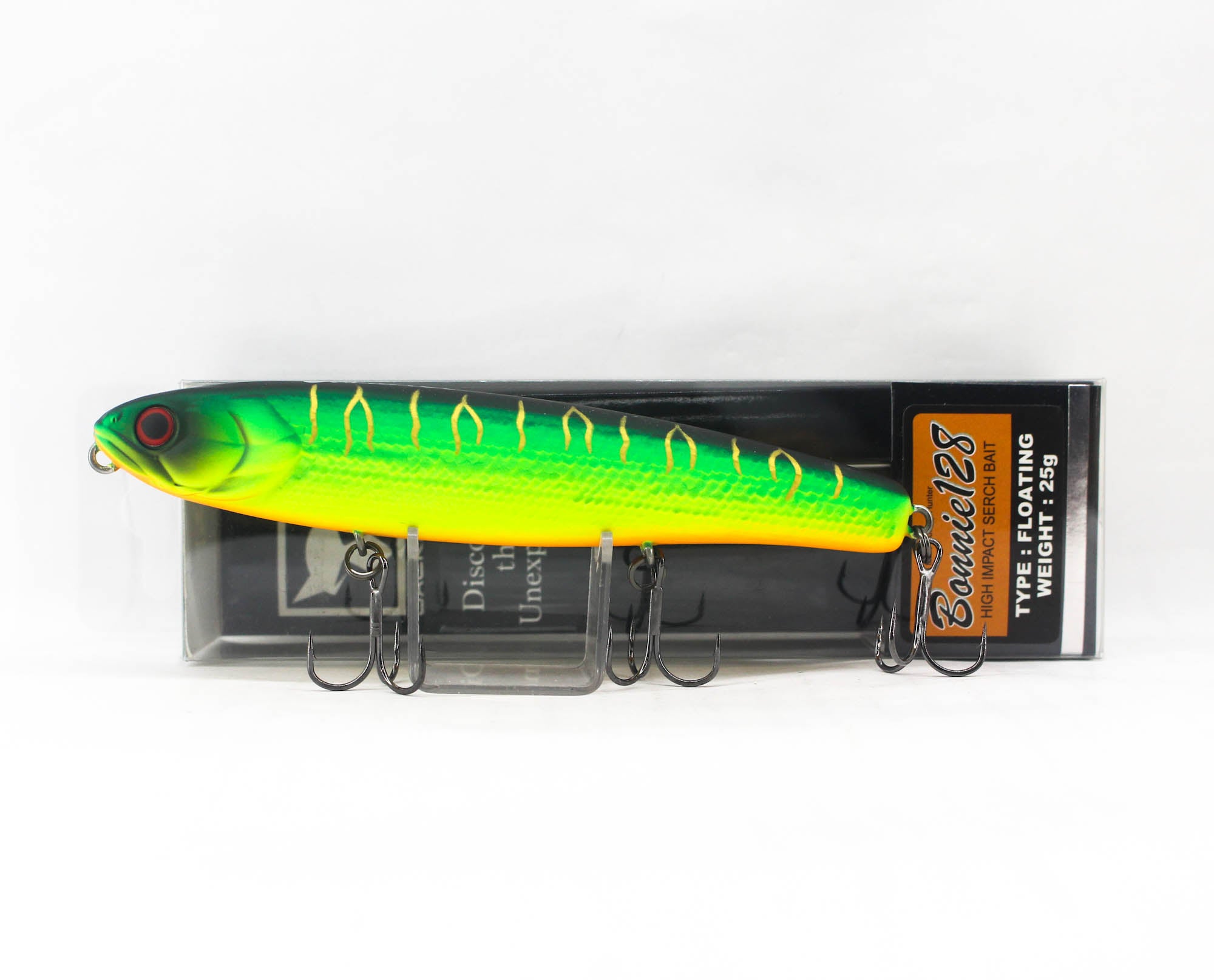 Jackall Bonnie 128 Floating Lure Mat Tiger (7214)