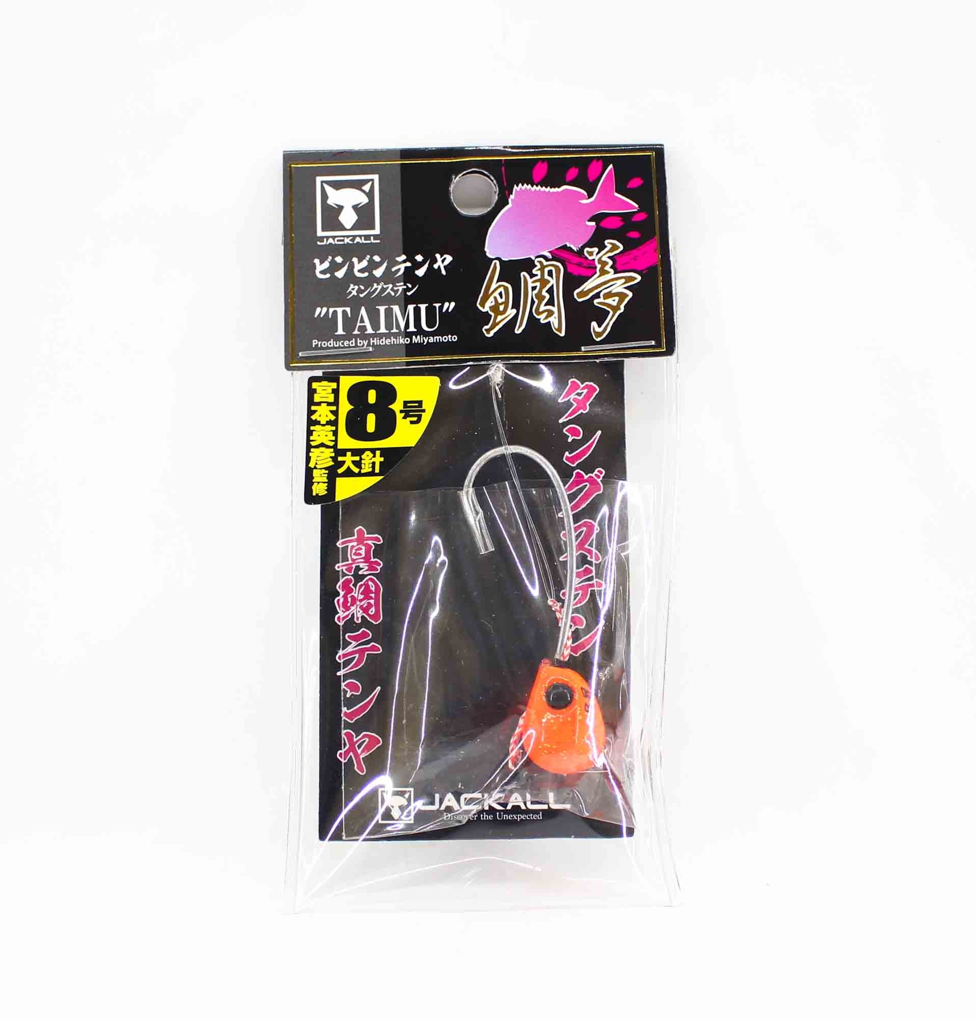Jackall Bin Bin Tenya Taimu Tungsten No. 8L/28 grams Orange Flake (5079)