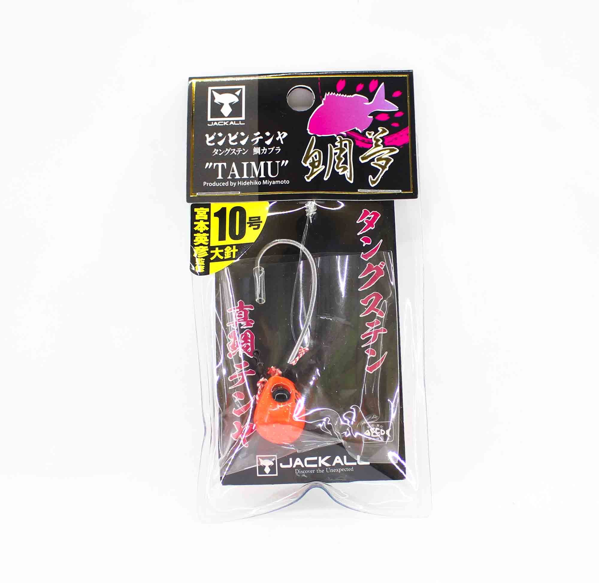 Jackall Bin Bin Tenya Taimu Tungsten No. 10L/35 grams Orange Flake (5277)