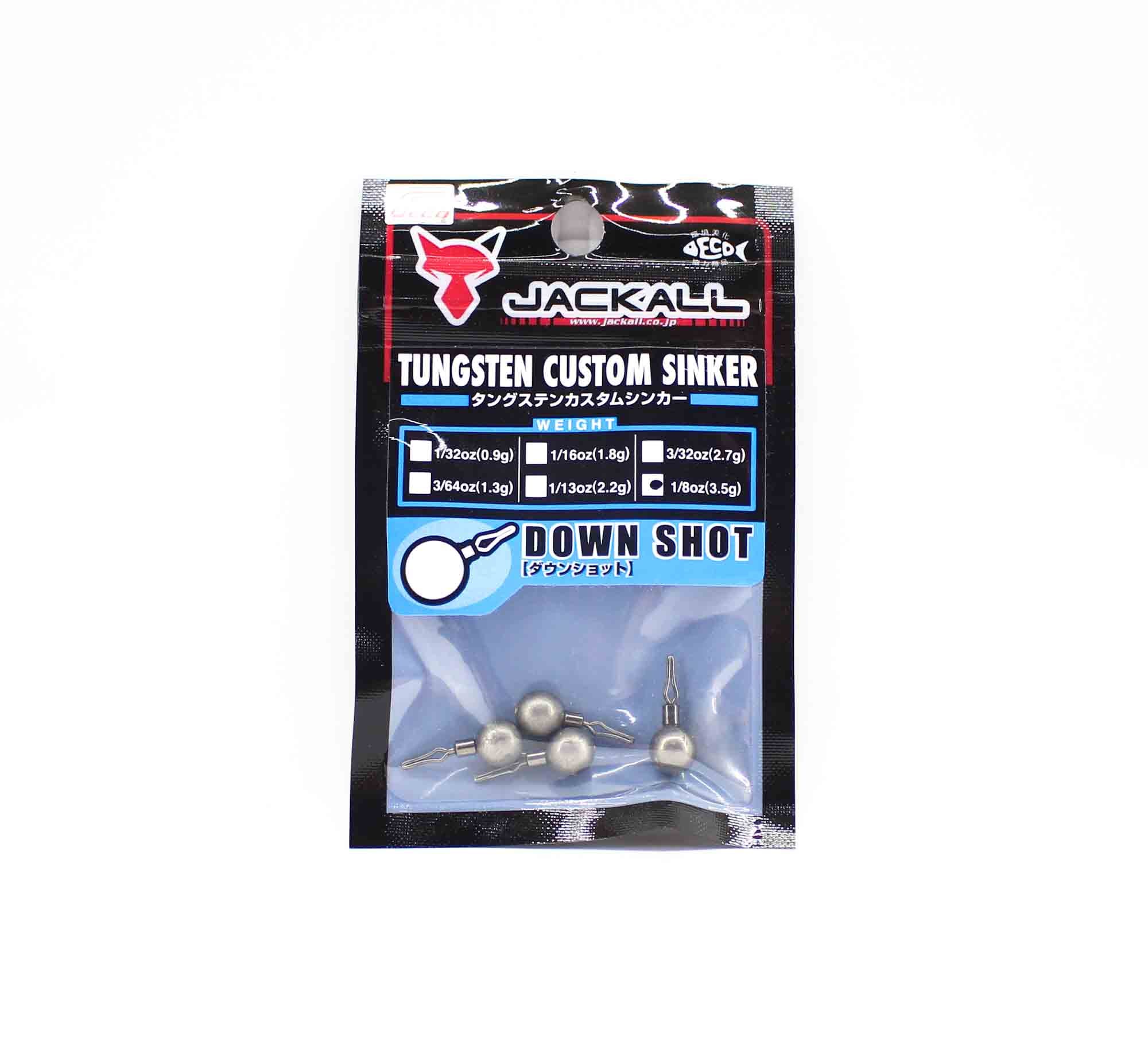 Jackall Tungsten Down Shot Sinker 3.5 Grams-4/Pack (8650)