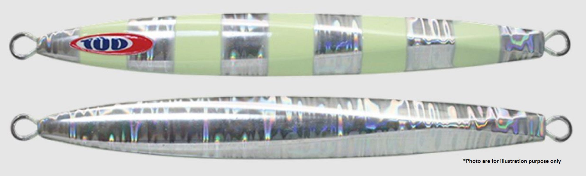 Jackall Metal Jig Anchovy Type 1 Standard 80 grams Glow Stripe (9589)