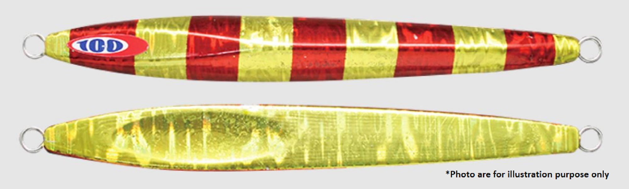 Jackall Metal Jig Anchovy Type 2 Slow Slide 80 grams RG Stripe (0110)
