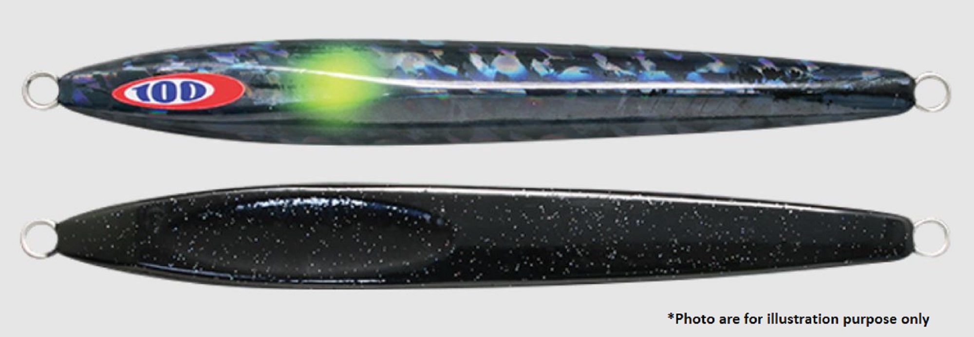Jackall Metal Jig Anchovy Type 2 Slow Slide 160 grams Black (0479)