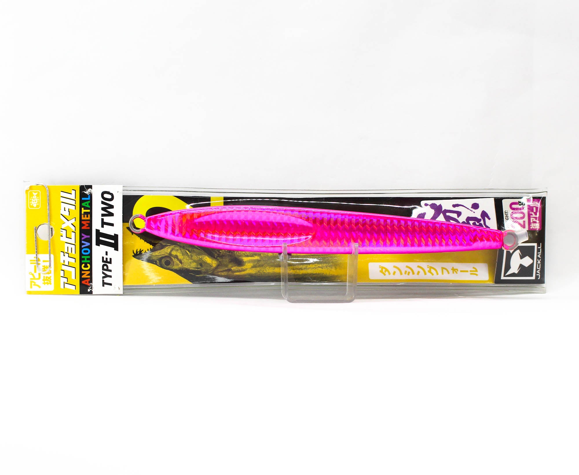 Jackall Metal Jig Anchovy Type 2 Slow Slide 200 grams P Glow (0509)