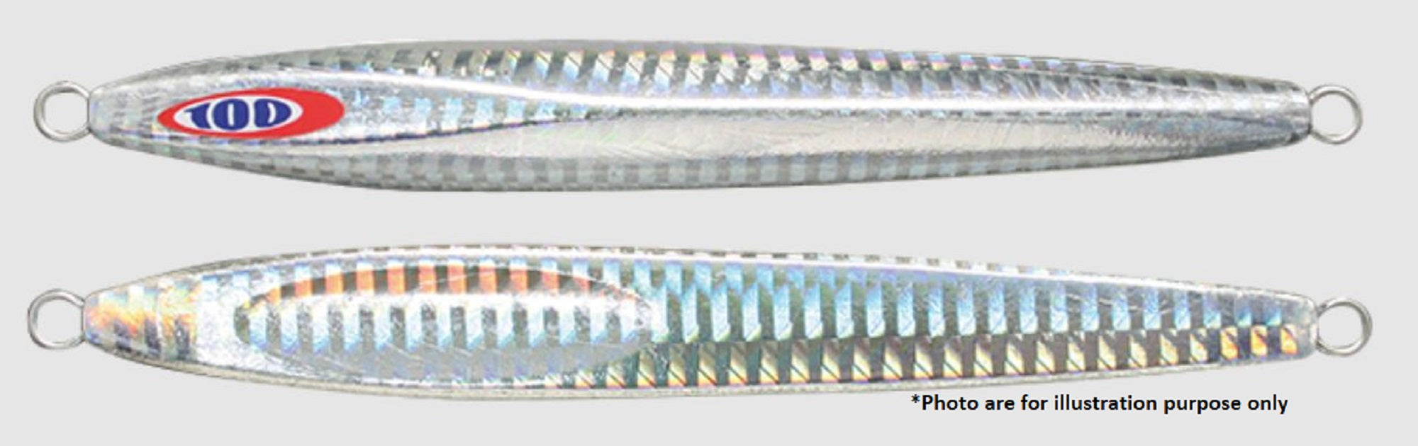 Jackall Metal Jig Anchovy Type 2 Slow Slide 200 grams Silver (0554)
