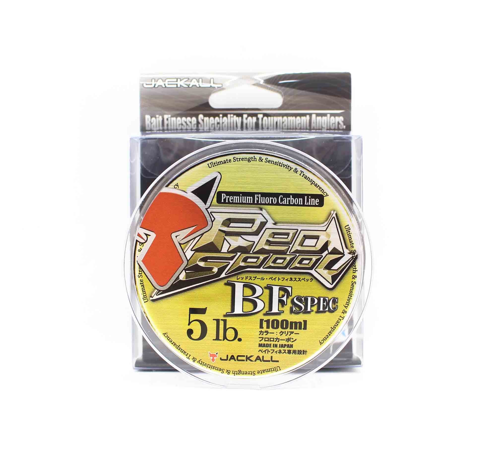 Jackall Fluorocarbon Line Red Spool Bait Finesse 5Lb x 100M (0615)