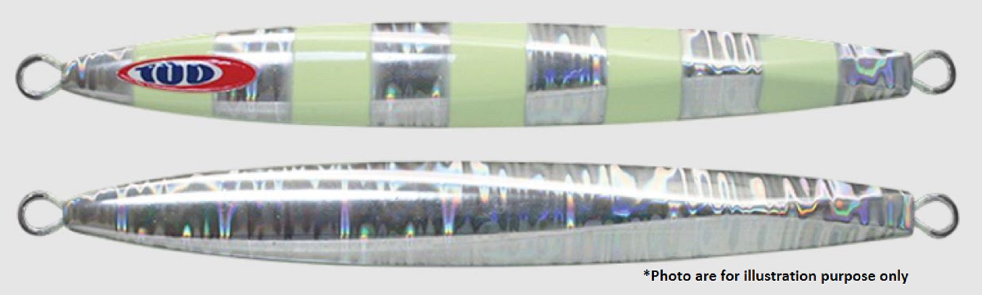 Jackall Metal Jig Anchovy Type 1 Standard 250 grams Glow Stripe (4927)