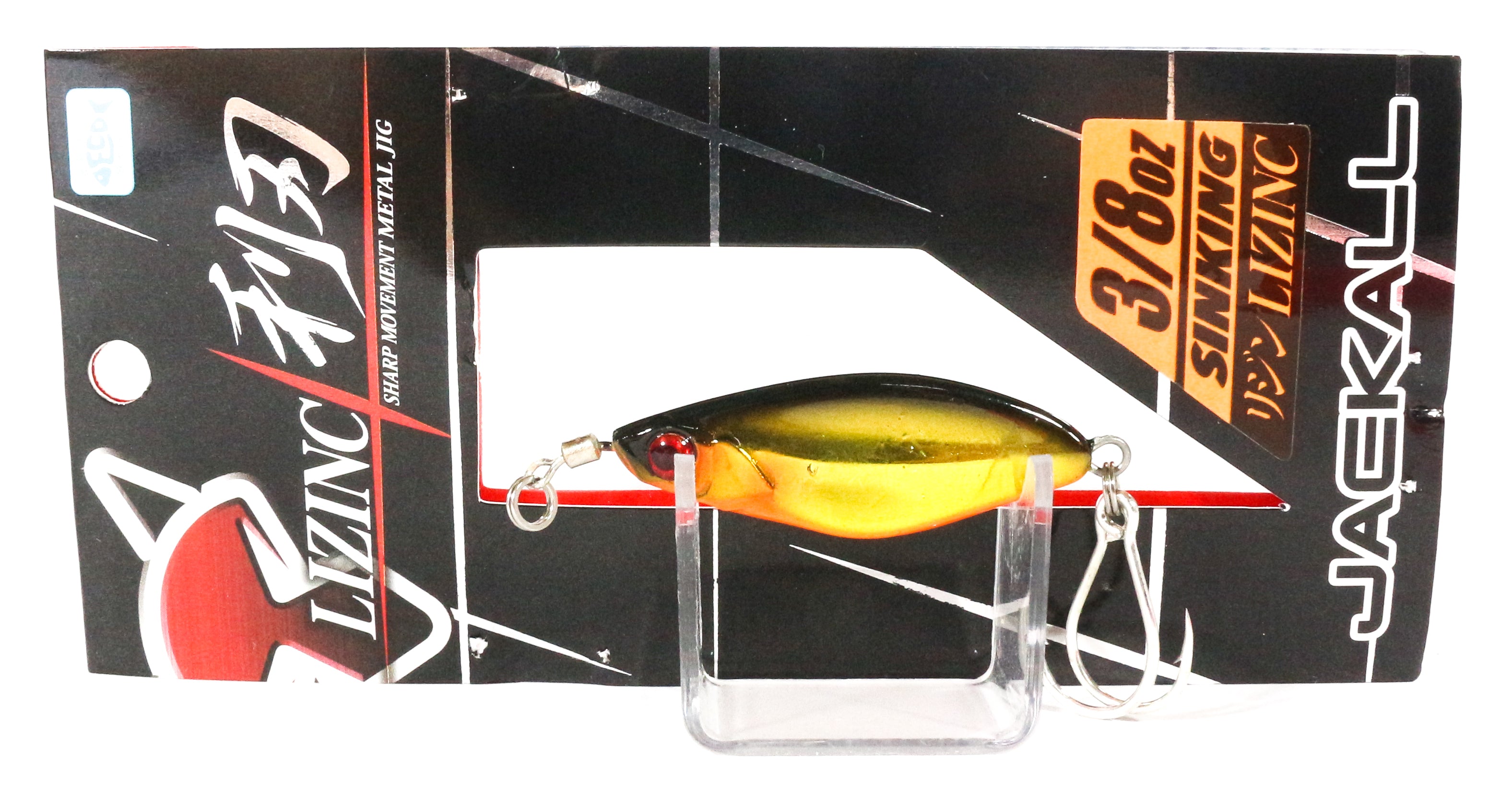Sale Jackall Metal Jig Lizinc 3/8 oz HL Gold Black (9083)