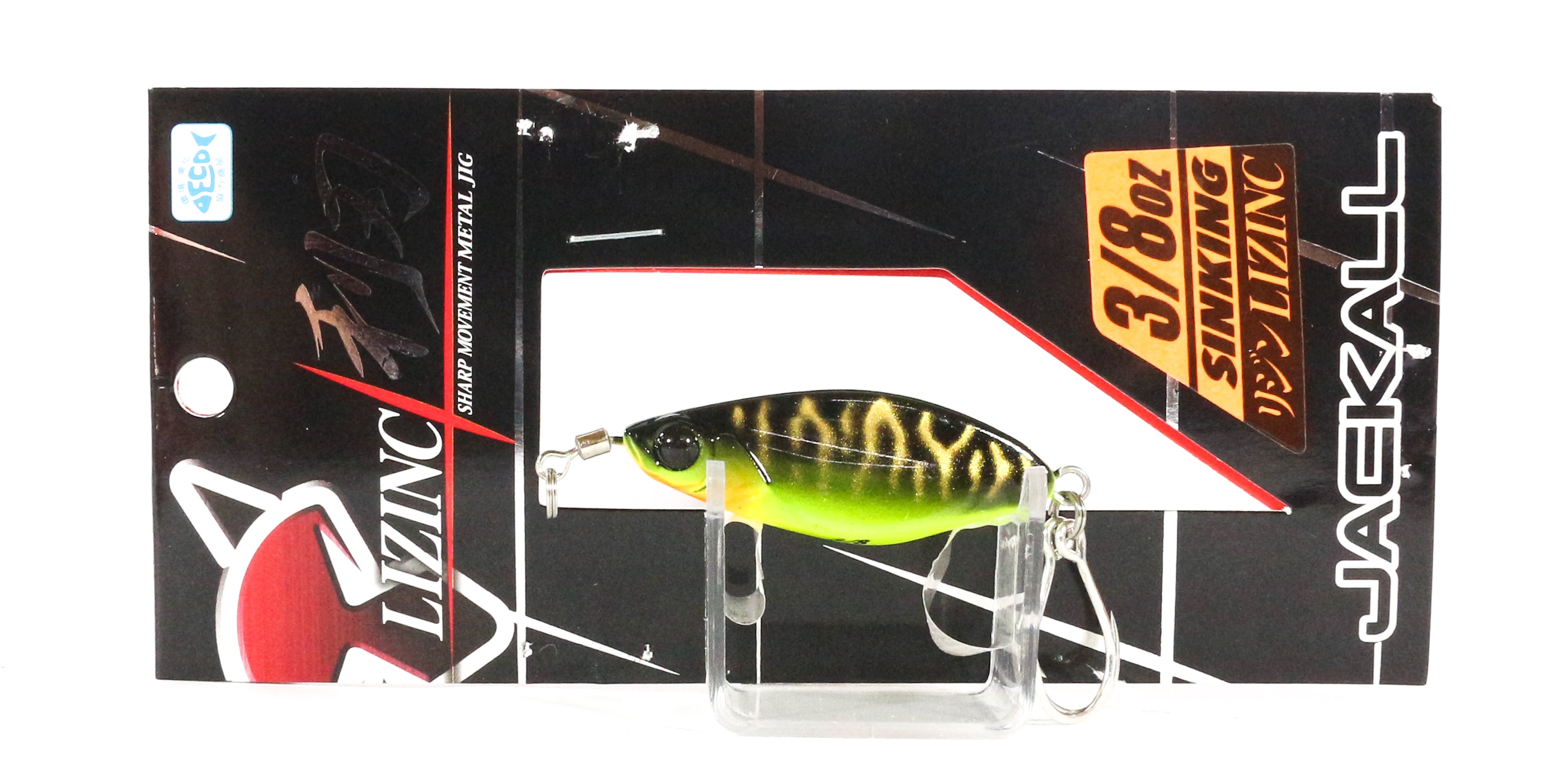 Sale Jackall Metal Jig Lizinc 3/8 oz Black Chart (9168)