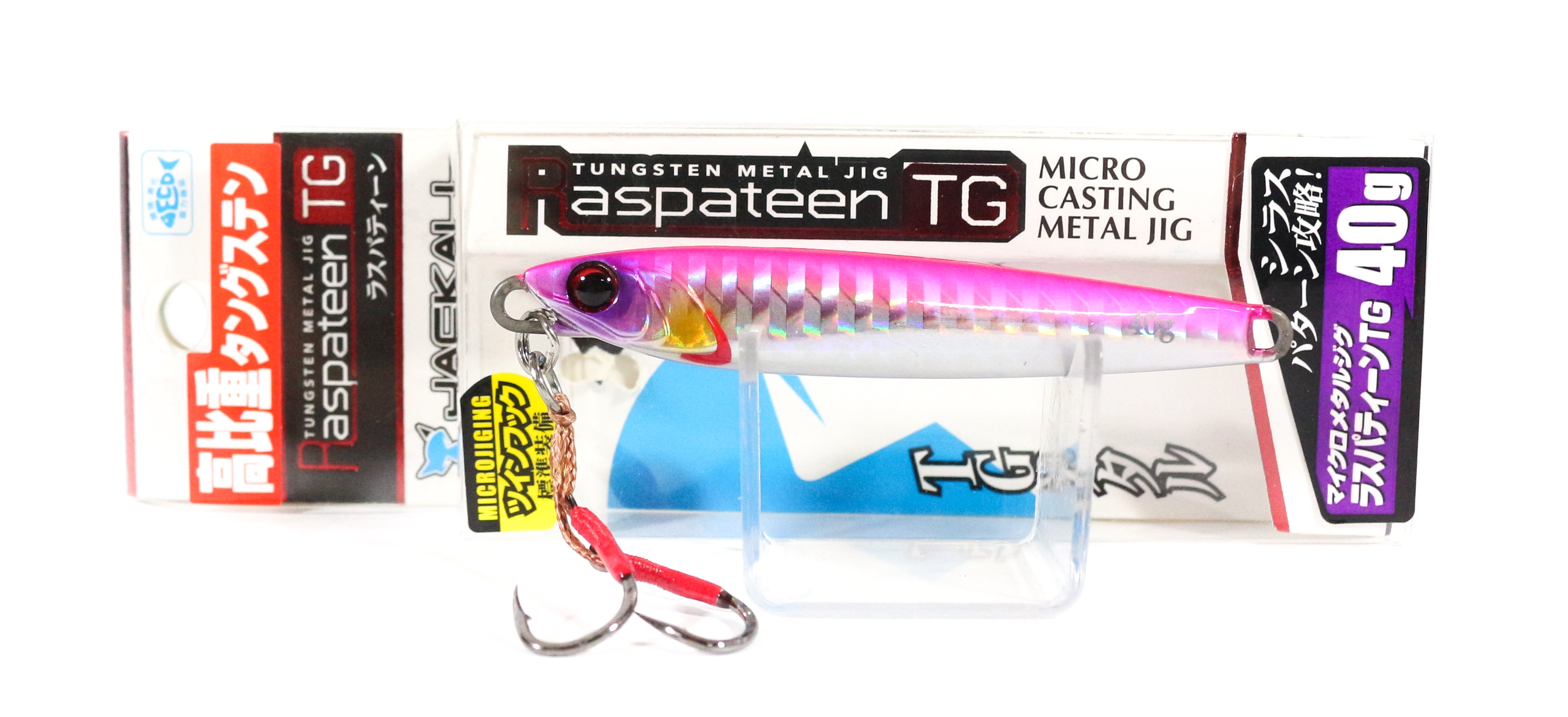 Jackall Metal Jig Raspateen TG Tungsten 40 grams Pink Silver (3813)