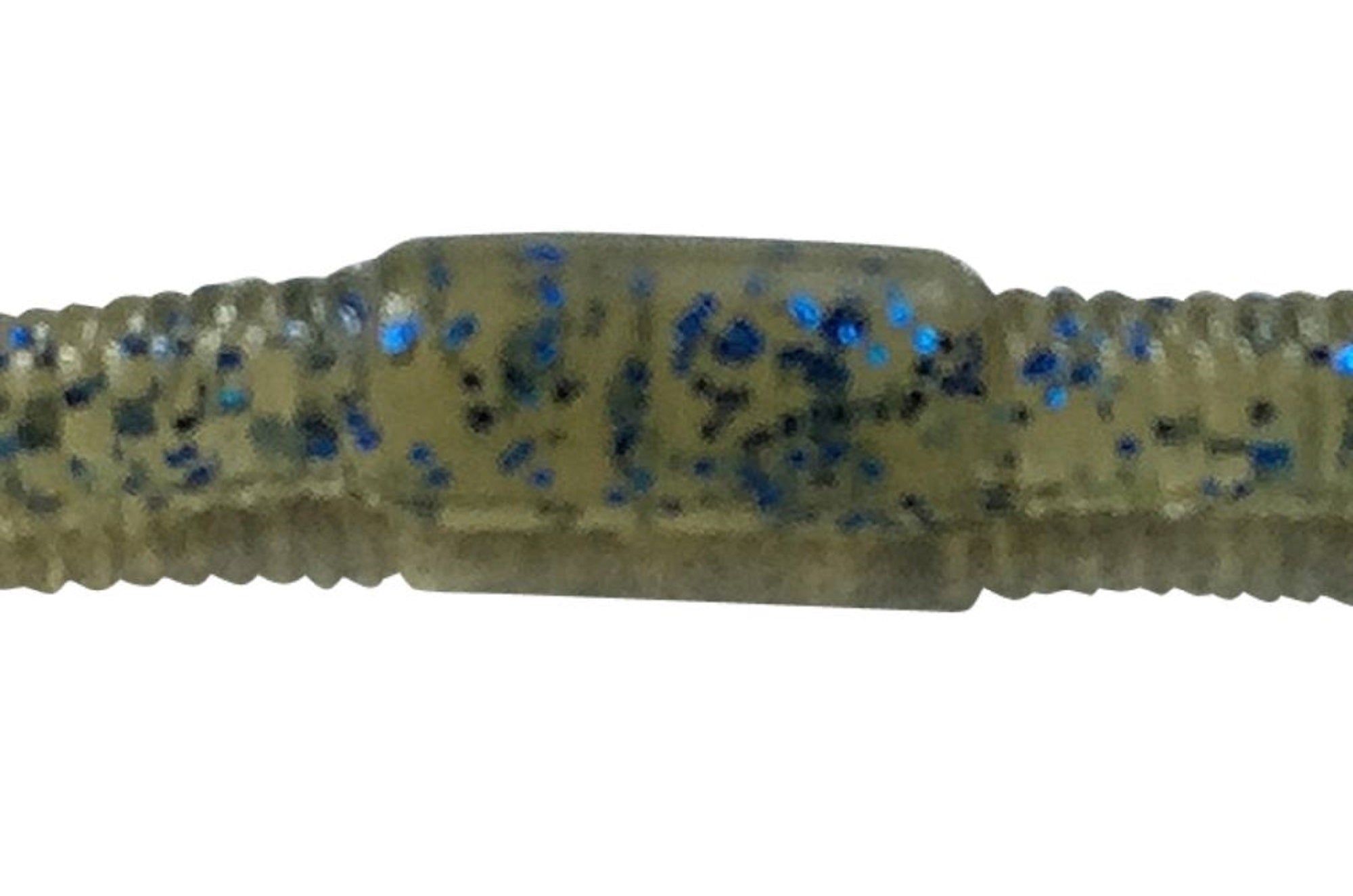 Jackall Soft Lure Micro Flick 2.5 Inches Dark Cinnamon Blue Flake (5336)