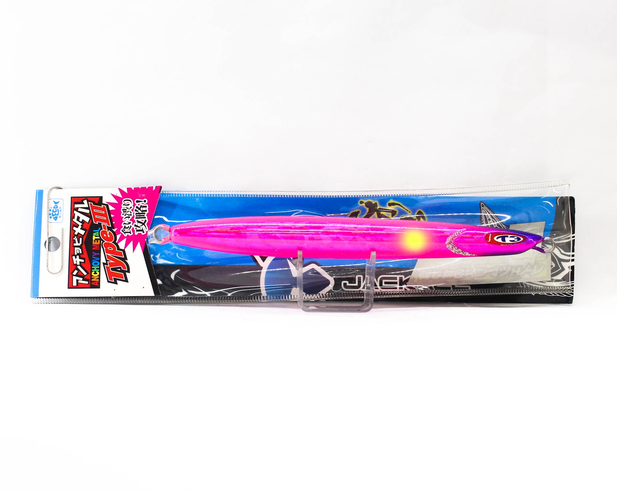 Jackall Metal Jig Anchovy Type 3 Flutter 250 grams Saber Pink (0224)