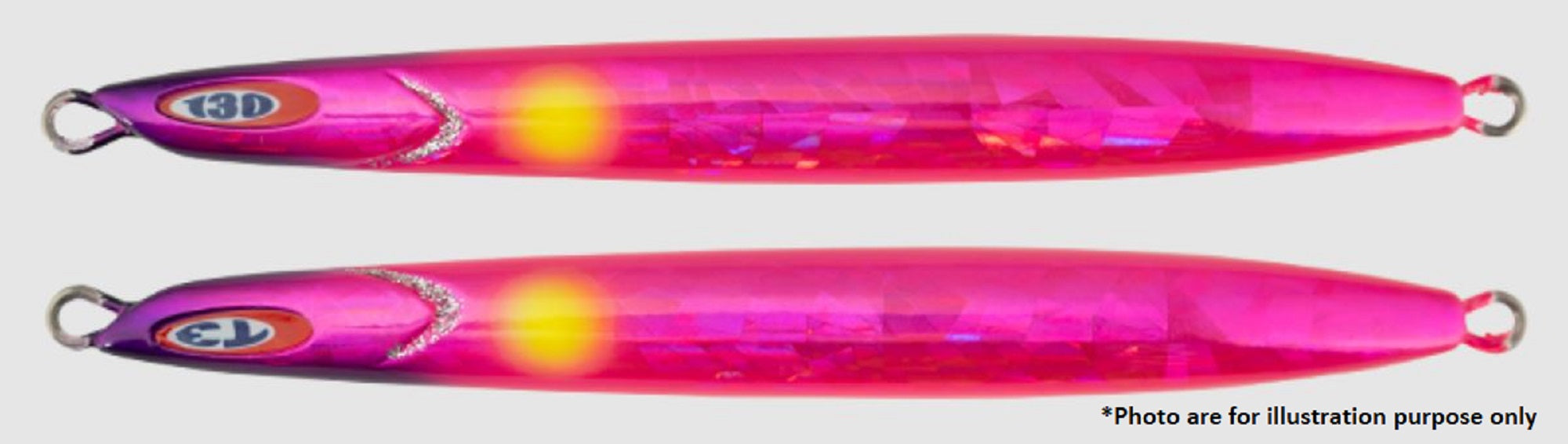 Jackall Metal Jig Anchovy Type 3 Flutter 250 grams Saber Pink (0224)