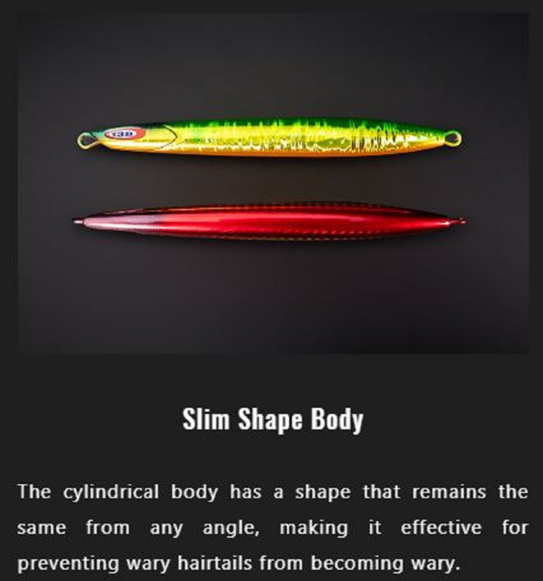 Jackall Metal Jig Anchovy Type 3 Flutter 250 grams Glow G (0255)