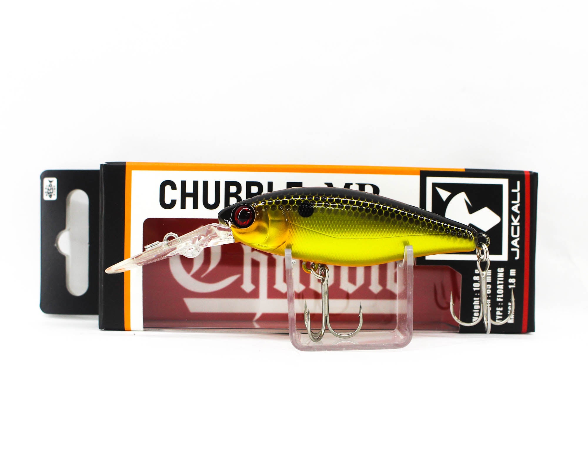 Jackall Chubble MR Minnow 65 mm 10.8 grams Floating Lure Gold Black (1160)