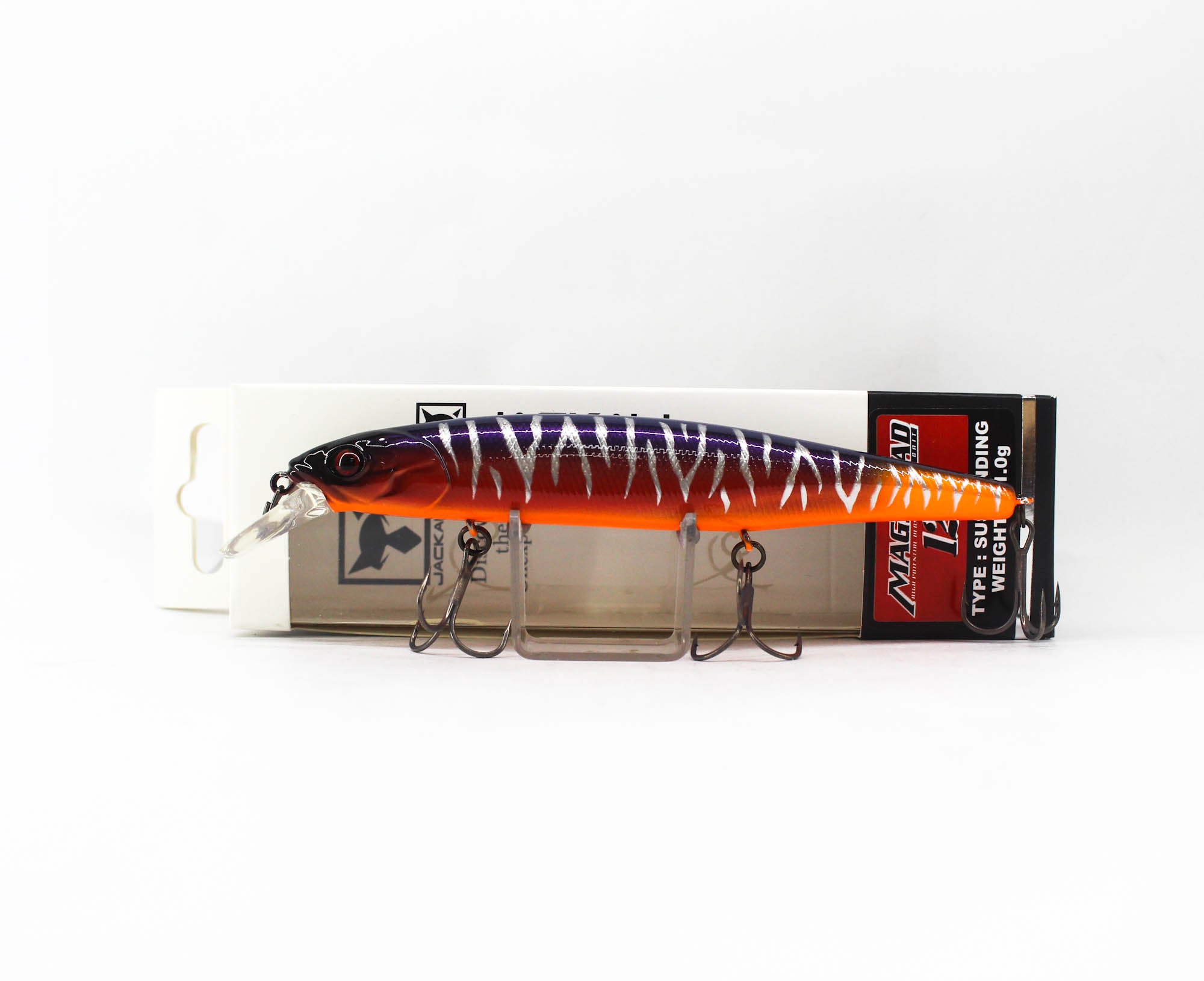 Jackall Magsquad 128SP Jerkbait Suspend Lure Th Hot Orange (2549)