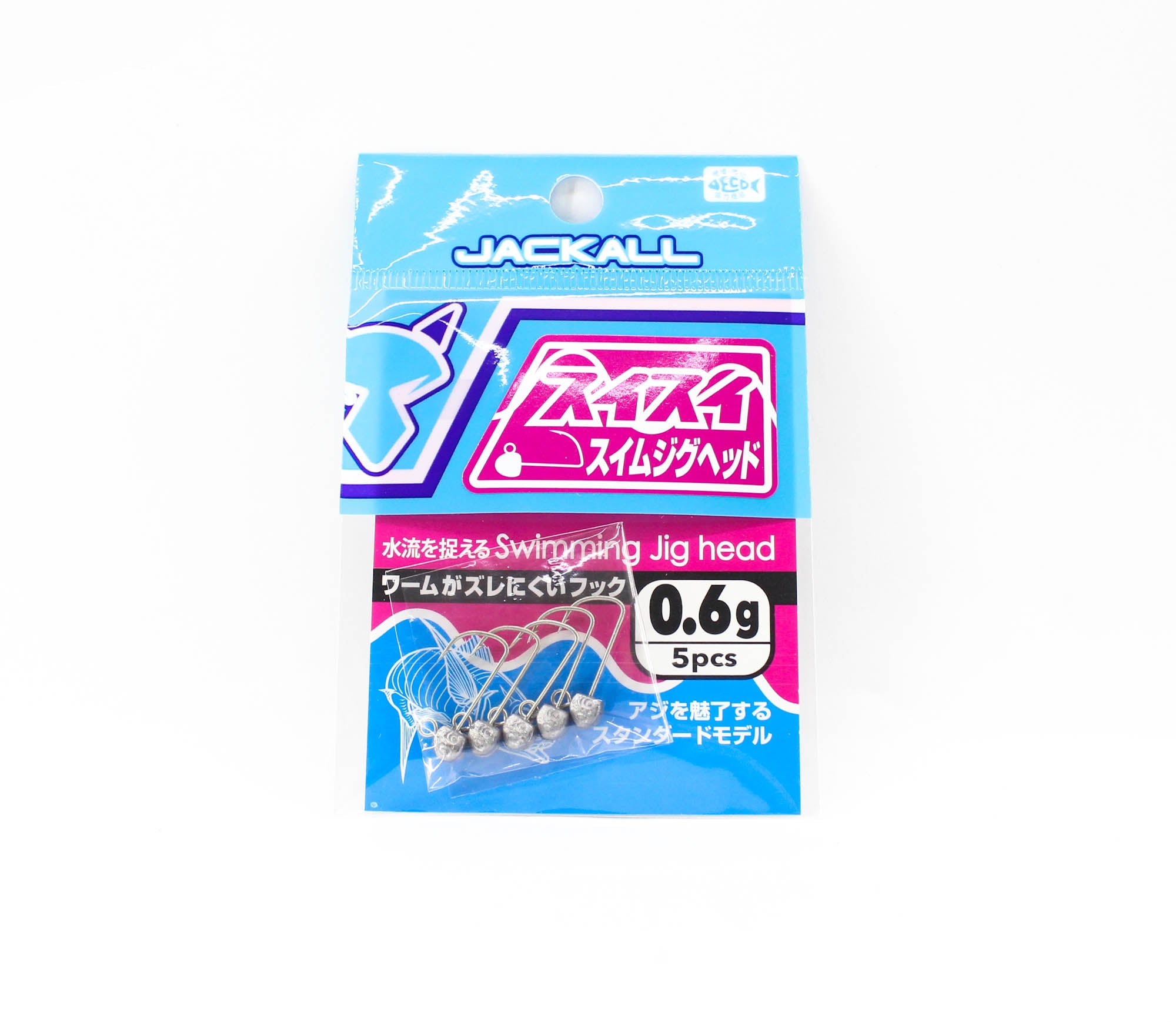 Jackall Jig Head Sui Sui Swim 5 pcs / pack 0.6 grams (3652)