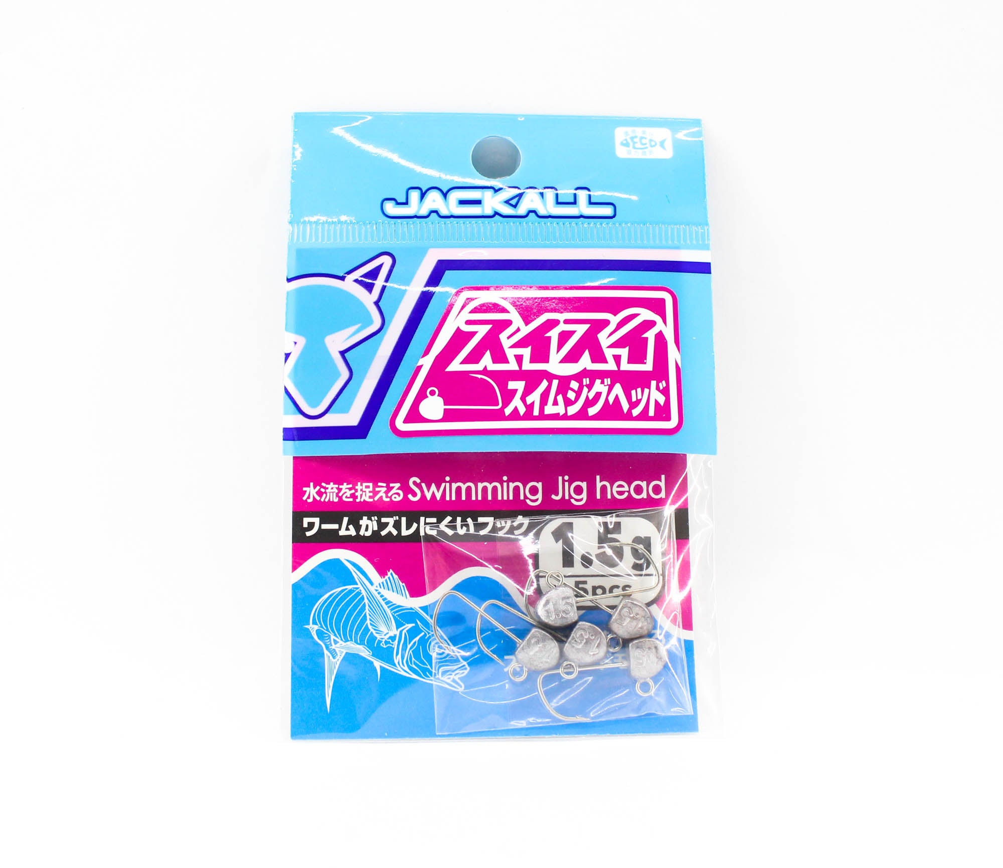Jackall Jig Head Sui Sui Swim 5 pcs / pack 1.5 grams (3690)