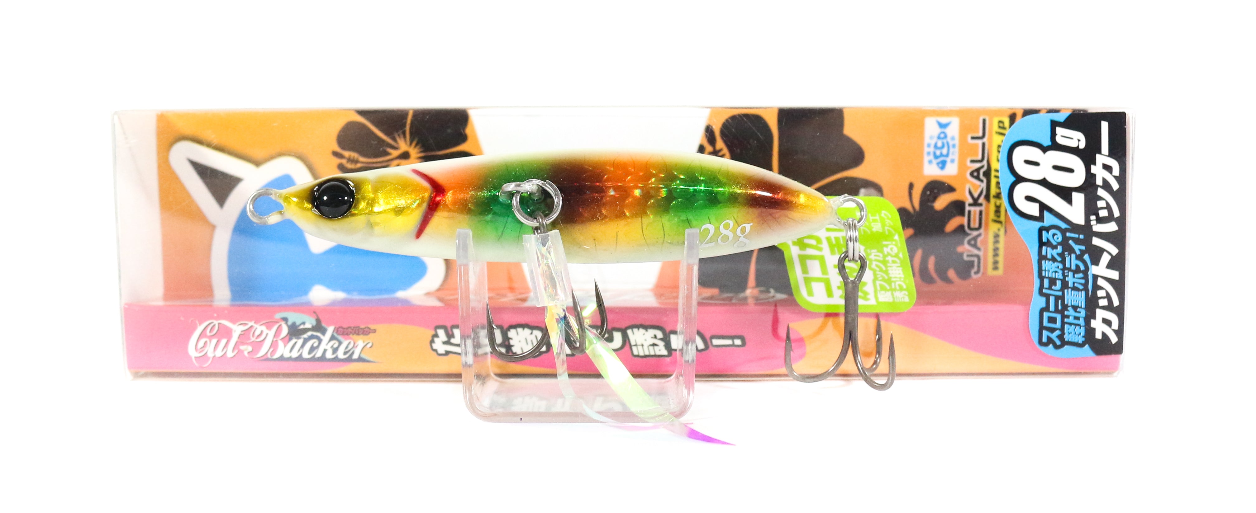 Jackall Metal Jig Cut Backer 28 grams Glow Candy (9326)