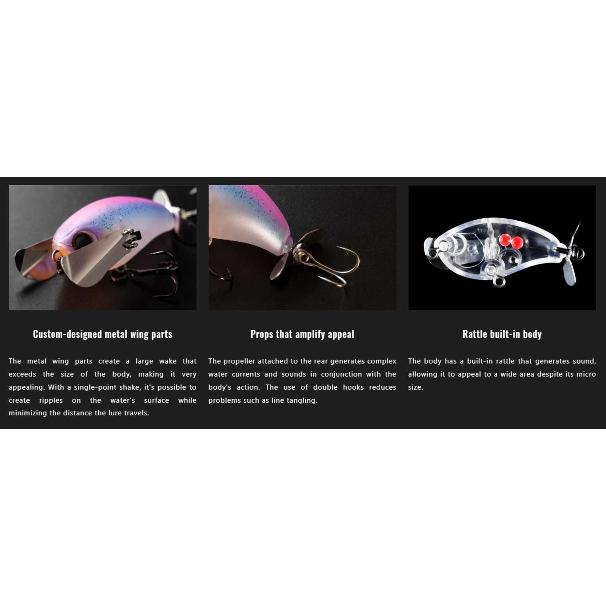 Jackall Pompadour Micro 42mm 6.5 grams Floating Lure Chubby Gill (3576)